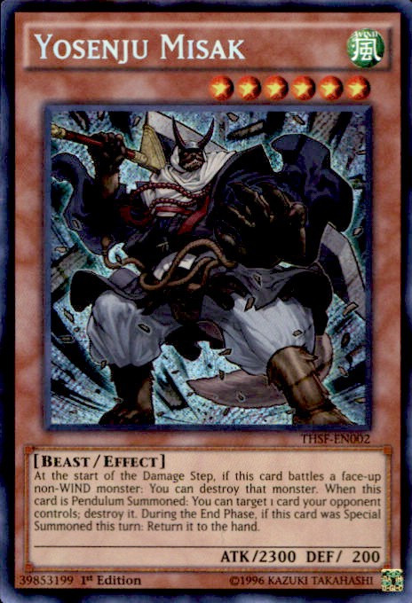 Yu-Gi-Oh! Yosenju Kama 3 Card (THSF-EN005) - The Secret Forces 1st Edition Secret Rare - View #6