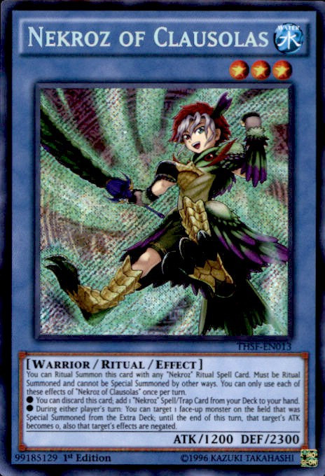 Yu-Gi-Oh! Karte 'Nekroz Of Unicore' – Secret Rare, 1st Edition, Aus 'The Secret Forces' Set