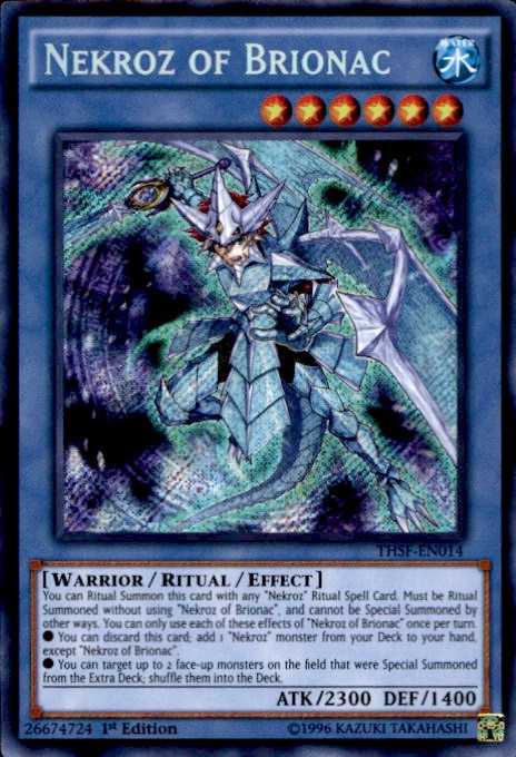 YuGiOh The Secret Forces Single Card Secret Rare Nekroz of Brionac