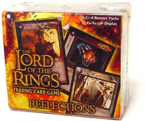 The Lord of the Rings Trading Card Game Reflections Booster Box 24 Packs  Decipher Inc. - ToyWiz