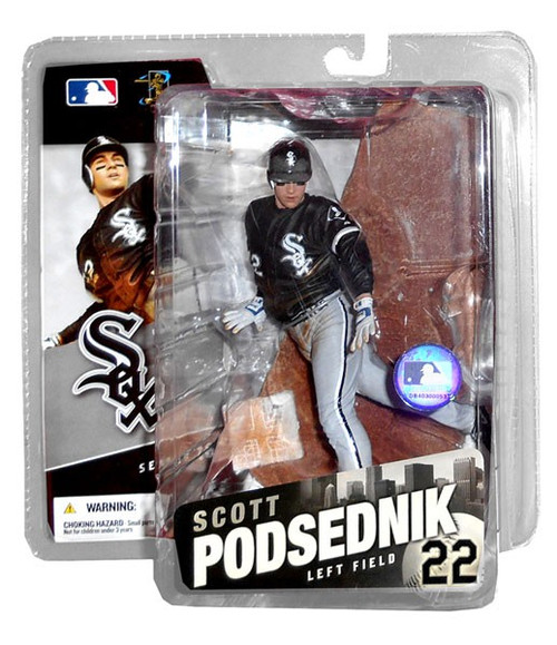 McFarlane Toys MLB Chicago White Sox Sports Picks Baseball Series 16 Scott  Podsednik Action Figure Black Jersey - ToyWiz