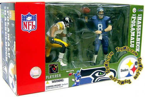 TROY POLAMALU RASHARD MENDENHALL MCFARLANE FIGURE NFL 2-PACK PITTSBURGH  STEELERS