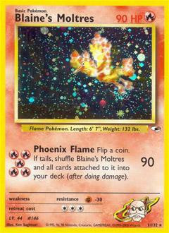 Pokemon Trading Card Game Gym Heroes Single Card Holo Rare Blaines