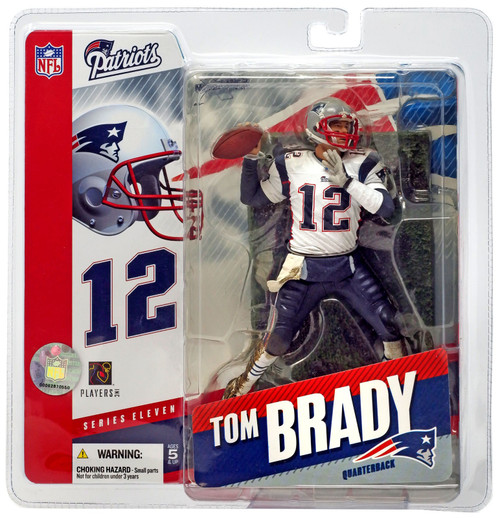 MCFARLANE TOM BRADY PATRIOTS NFL MADDEN 18 S 2 SUPER BOWL NO HELMET  EXCLUSIVE