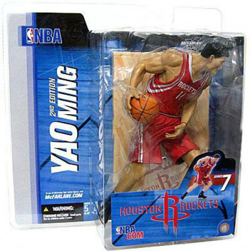 McFarlane Toys NBA Houston Rockets Sports Basketball Series 7 Yao Ming ...