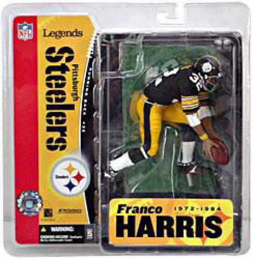 McFarlane Toys NFL Pittsburgh Steelers Sports Picks Football Legends Series  1 Franco Harris Action Figure Black Jersey - ToyWiz