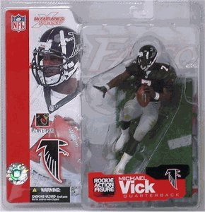 McFarlane Toys NFL Atlanta Falcons Sports Picks Football Series 4 Michael  Vick Action Figure Black Jersey Variant - ToyWiz