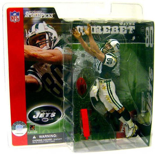 McFarlane NFL Sports Picks Series 2 Wayne Chrebet Action Figure (White  Jersey) 