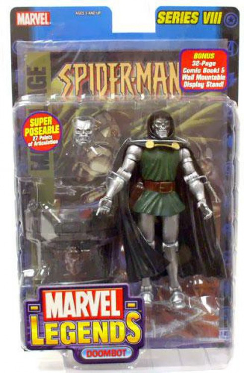 Marvel Legends Series 8 Dr. Doom Action Figure Doombot Variant Toy