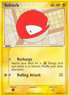 rare voltorb card Pokemon EX Hidden Legends Single Common 80 it has no Retreat Cost pokemon Stormfront Voltorb (Shiny) Reverse
