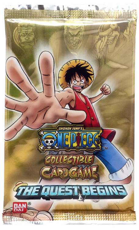 One Piece Trading Card Game Quest Begins Booster Pack 10 Cards Bandai -  ToyWiz