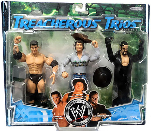 WWE Wrestling Treacherous Trios Series 3 Randy Orton, Cowboy Bob 