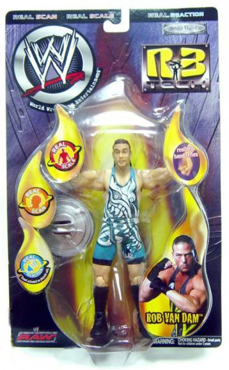 WWE Wrestling R3 Tech Series 5 RVD Rob Van Dam Action Figure Jakks ...