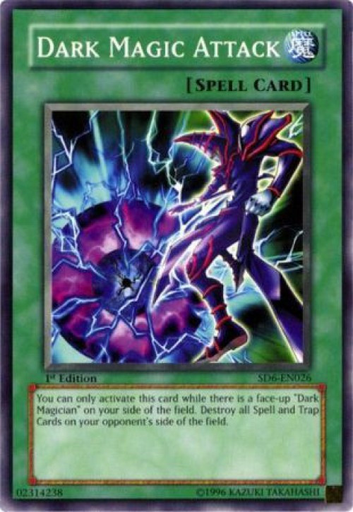 Yugioh Structure Deck Spellcasters Judgment Single Card Common Dark Magic Attack Sd6 En026 Toywiz