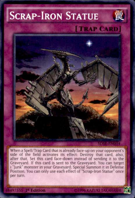 YuGiOh Synchron Extreme Structure Deck Single Card Common Scrap-Iron Statue SDSE-EN034 - ToyWiz YuGiOh Synchron Extreme Structure Deck Single Card Common Scrap-Iron Statue SDSE-EN034 - ToyWiz