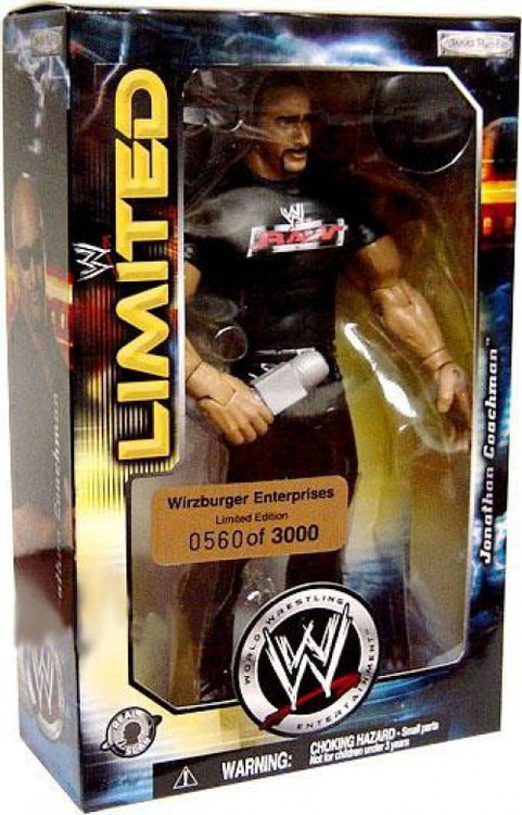 WWE Wrestling Wizburger Enterprises Jonathan Coachman Action