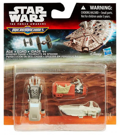 Star Wars The Force Awakens Micro Machines Speeder Chase Vehicle 3