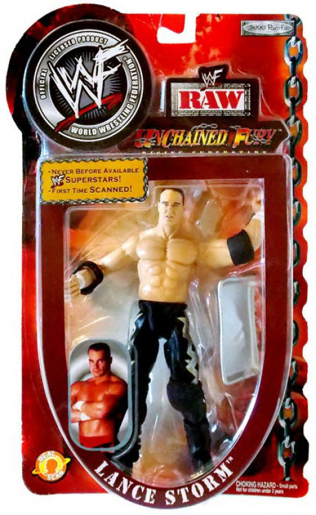 WWE Wrestling Unchained Fury Lance Storm Action Figure WWF Raw
