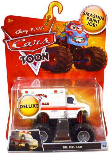 Disney Pixar Cars Cars Toon Deluxe Oversized Dr. Feel Bad 155