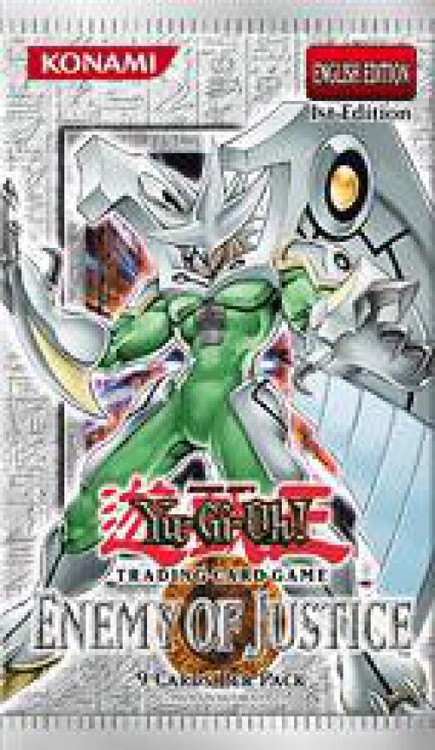 YuGiOh Enemy of Justice Booster Pack Konami - ToyWiz