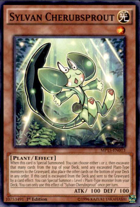 Yu-Gi-Oh! Karte Sylvan Cherubsprout – Primal Origin 1st Edition Common