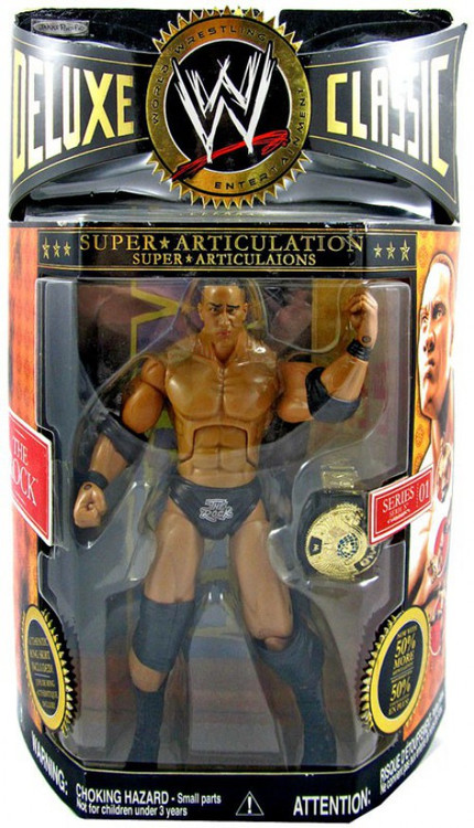 WWE THE ROCK フィギュア WWE Wrestling Deluxe Classic Superstars Series 1 The Rock