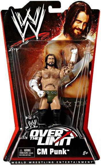 WWE Wrestling Over The Limit Series 5 CM Punk Action Figure