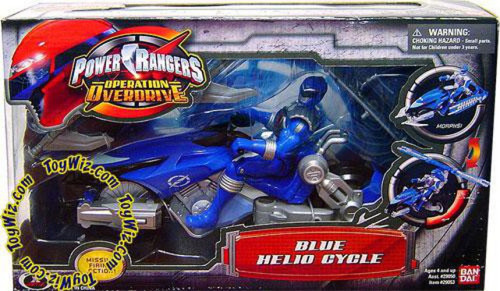Power Rangers Operation Overdrive Blue Helio Cycle Action