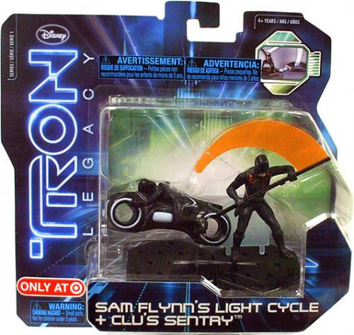Tron Legacy Series 1 Sam Flynns Light Cycle Clus Sentry Exclusive