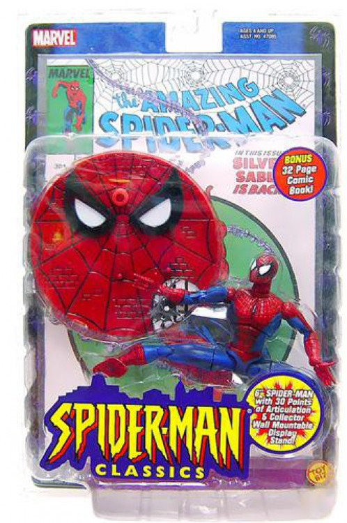 Spider-Man Spider-Man Classics Series II Spider-Man Action Figure 301 Toy  Biz - ToyWiz