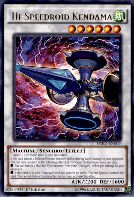 YuGiOh High-Speed Riders Single Card Rare Hi-Speedroid Kendama HSRD ...