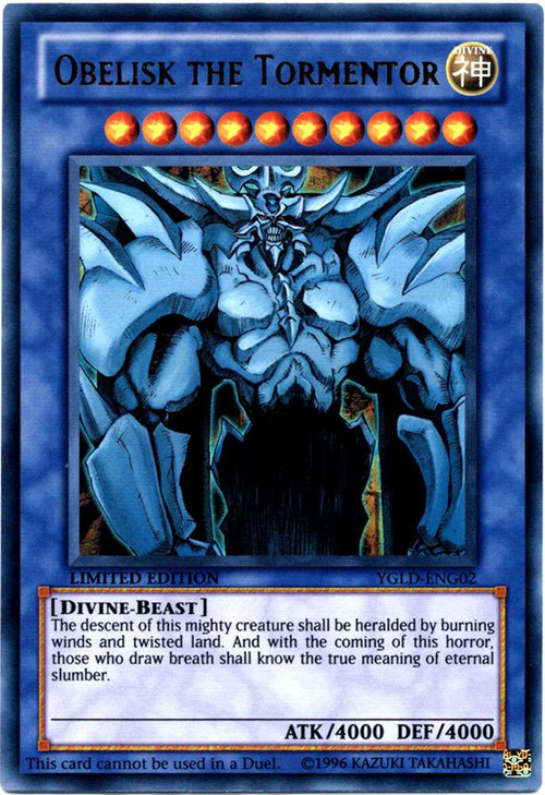YuGiOh Yugis Legendary Decks Single Card Ultra Rare Obelisk the