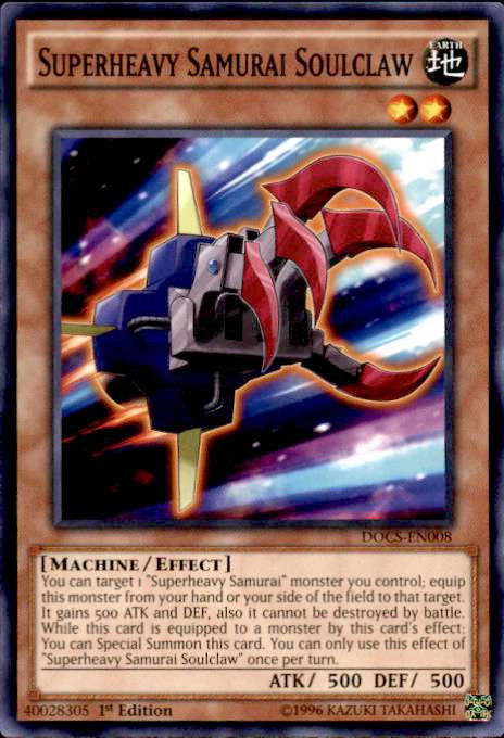 Superheavy Samurai Soulclaw Reviews and Rating Score in Japan | Yu-Gi