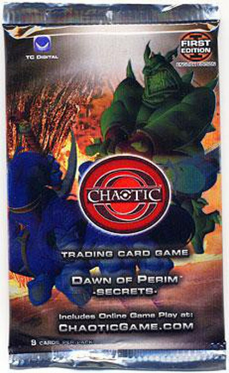 Chaotic Trading Card Game Dawn of Perim Secrets Booster Pack TC Digital  Games - ToyWiz