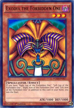 yugioh 2017 exodia deck 2021 Yu-Gi-Oh! Yugi's Legendary Deck: Exodia Deck Reprint #ENA17 Exodi main image 1