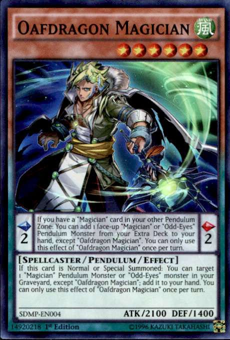 YuGiOh Master of Pendulum Structure Deck Oafdragon Magician SDMP-EN004 YuGiOh Master of Pendulum Structure Deck Oafdragon Magician SDMP-EN004