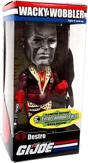 Funko GI Joe Wacky Wobbler Pimp Daddy Destro Exclusive Bobble Head