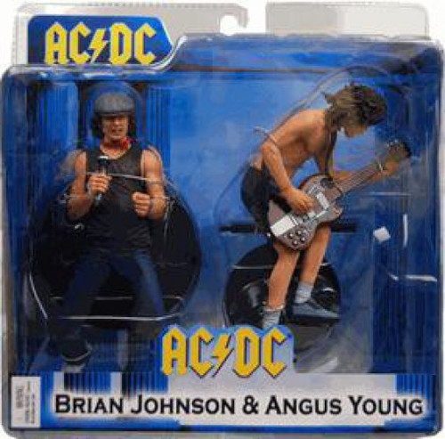 AC/DC Brian Johnson & Angus Young フィギュア NECA ACDC Brian Johnson Angus Young Action Figure 2-Pack Loose