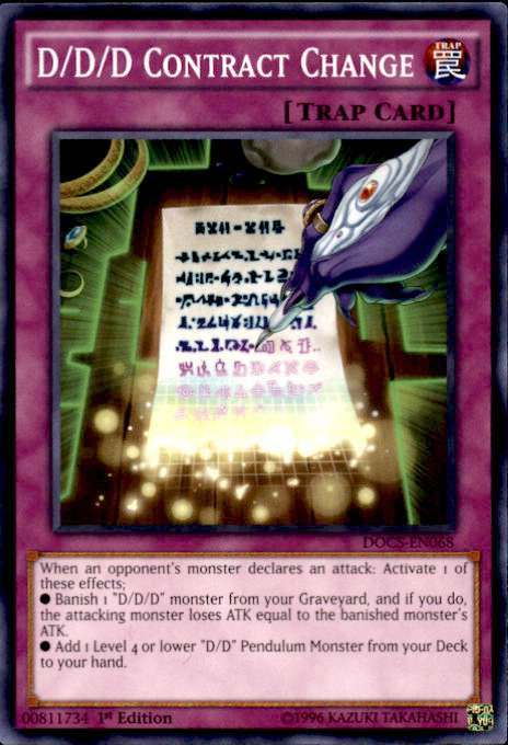 yugioh level changing cards Dimension of Chaos Single Card Common DDD Contract Change DOCS-EN068 Select and control 1 opposing monster (regardless of position) on the field until the end of your turn. Top 12 Best Stall Cards