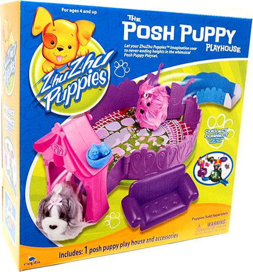Zhu Zhu Pets Zhu Zhu Puppies Posh Puppy Playhouse Playset Cepia LLC - ToyWiz