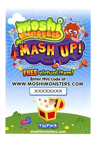 Moshi Monsters Topps Mash Up Code Card - ToyWiz