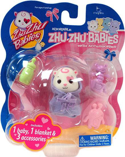 Zhu Zhu Pets Babies Toodles Zhu Zhu Baby White Cepia LLC - ToyWiz