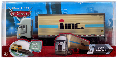Disney Pixar Cars Chet Boxkaar 155 Diecast Car Hauler Mattel Toys