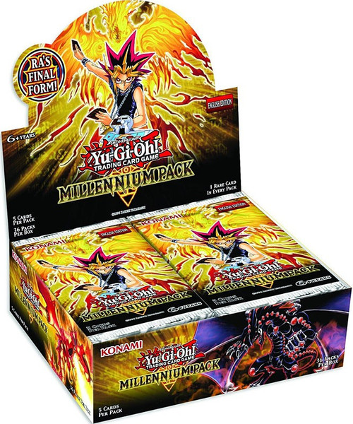 YuGiOh Millennium Pack Booster Box 36 Packs Konami - ToyWiz