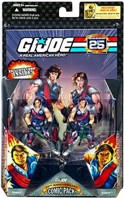 GI Joe 25th Anniversary Wave Comic Pack Tomax Xamot