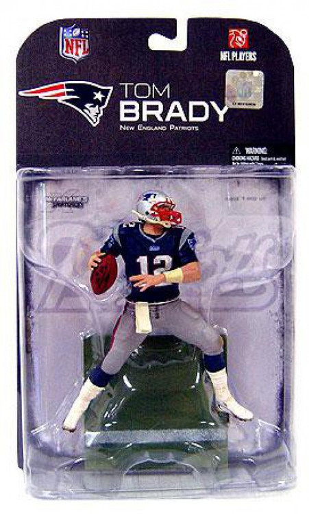 McFarlane Toys NFL New England Patriots EA Sports Madden 17 Ultimate Team  Series 1 Tom Brady Exclusive 7 Action Figure Blue Jersey - ToyWiz