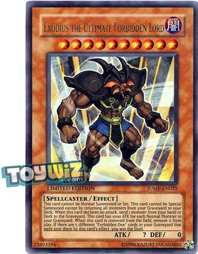 YuGiOh Shonen Jump Single Card Ultra Rare Exodius the Ultimate
