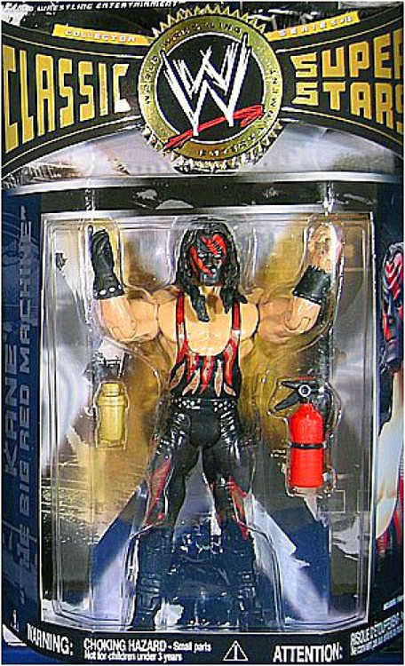 WWE Wrestling Classic Superstars Series 18 Kane Action Figure The Big Red  Machine Jakks Pacific - ToyWiz