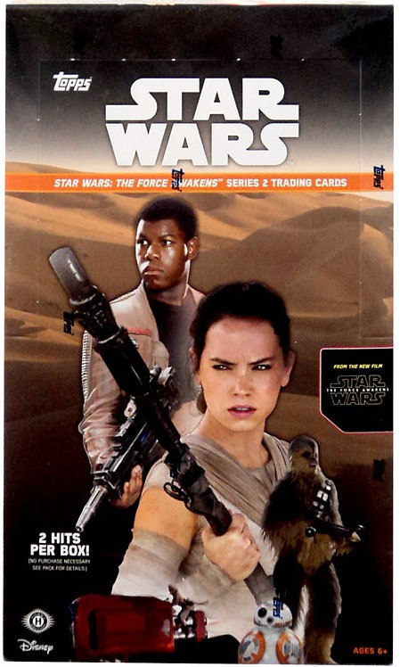Star Wars Topps The Force Awakens Series 2 Trading Card HOBBY Box