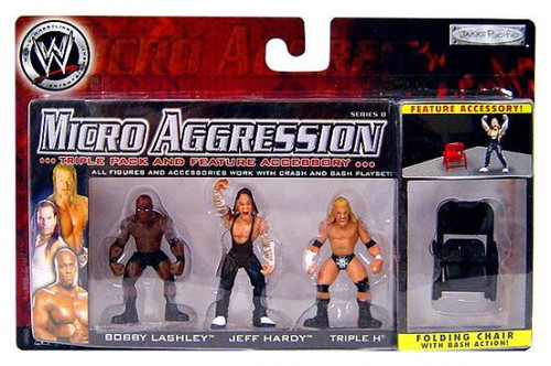 WWE Wrestling Micro Aggression Series 8 Triple H, Jeff Hardy